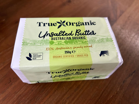 True Organic - Butter - Unsalted - Grass Fed - Australian