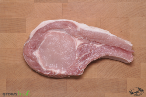 Bangalow Pork - Pork Rack - Chop - Bone In - Skin Off - Australian