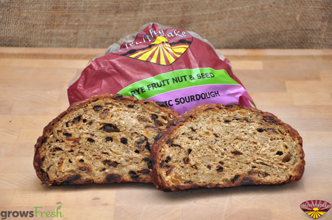 Healthybake - Rye Fruit Nut & Seed Loaf - Organic Sourdough - Australian