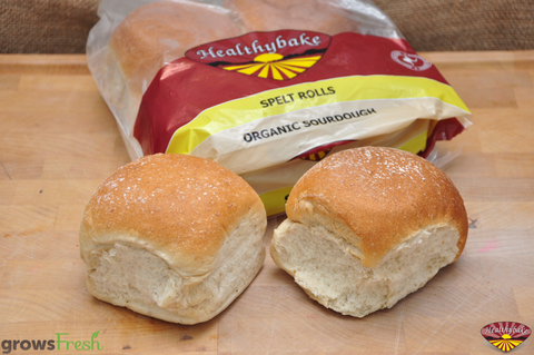 Healthybake - Organic Sourdough - Rolls - Spelt White Rolls - Australian