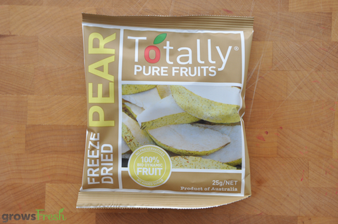 Organic Pear Slices - Freeze Dried Snacks - Biodynamic Organic Certified - Australian