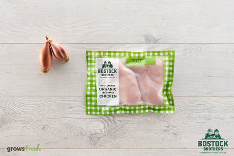 growsFresh - Chicken - Organic Free Range - Breast - Skinless - Frozen - New Zealand
