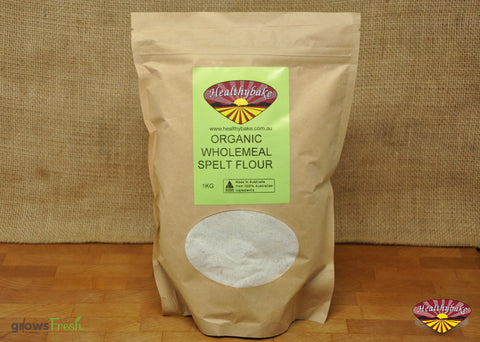 Healthybake Organic - Flour - Wholemeal - Spelt - Australian