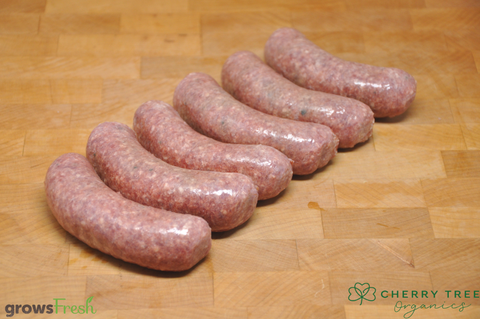 Cherry Tree - Organic Beef - Sausages - Frozen - Australian