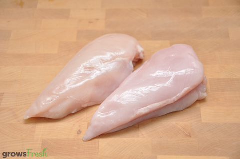 growsFresh - Chicken - Organic Free Range - Breast - Skinless - Frozen - New Zealand