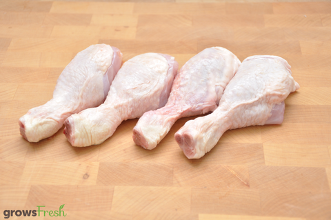 growsFresh - Chicken - Organic Free Range - Drumsticks - Fresh - New Zealand