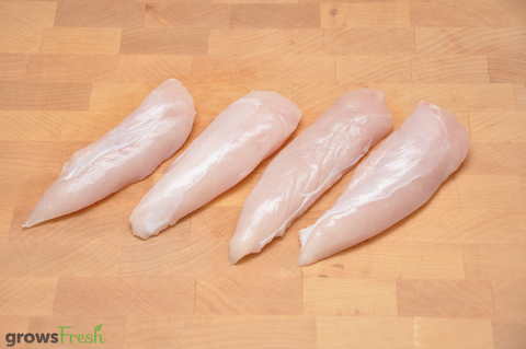 growsFresh - Chicken - Organic Free Range - Tenderloins - New Zealand