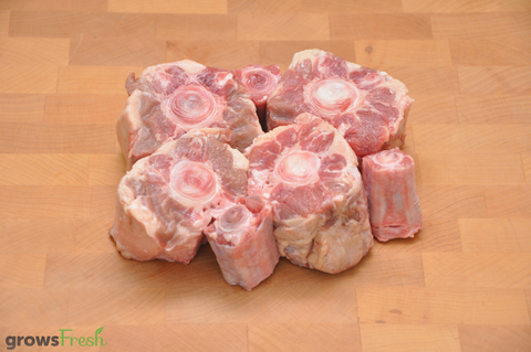 growsFresh - Beef - Tails - Sliced Oxtail - Grass Fed - Frozen - Australian