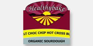 Healthybake - Hot Cross Buns - Choc Chip - Organic Sourdough - Australian