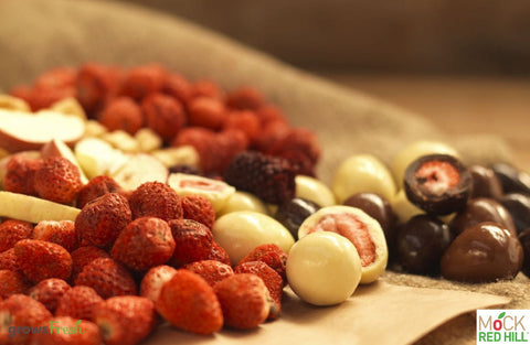 Dark Chocolate Covered Freeze Dried Strawberries - Australian