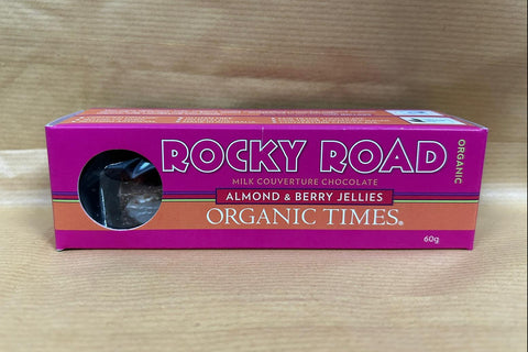 Organic Milk Chocolate Almond & Berry Rocky Road - Australian