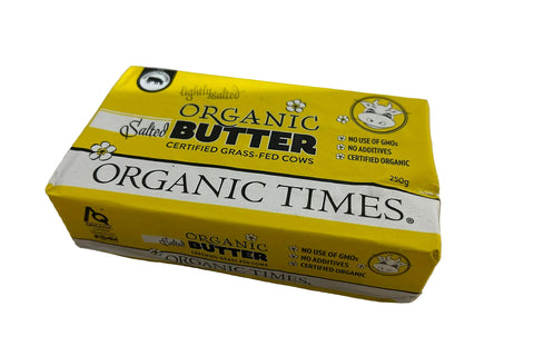Organic Times - Butter - Salted - Grass Fed - Australian