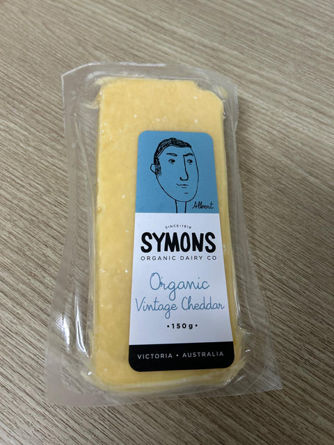 Symons Organic Dairy - Organic Vintage Cheddar - Grass Fed - Australian
