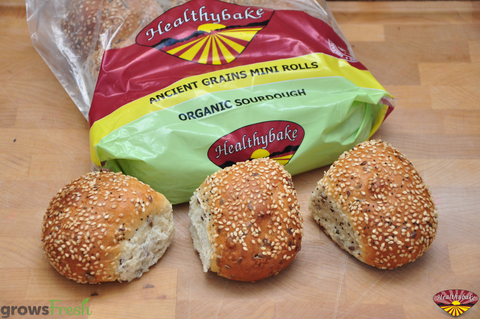 Healthybake - Organic Sourdough - Mini Rolls - Ancient Grains - Australian