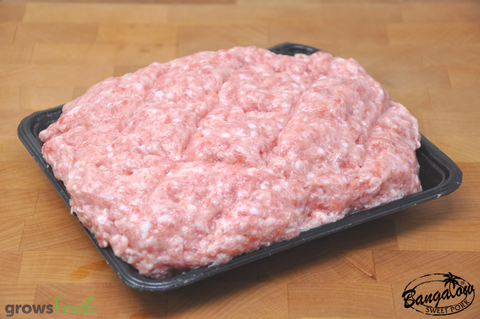 Bangalow Pork - Premium Pork Sausage Meat - Plain - Frozen - Australian