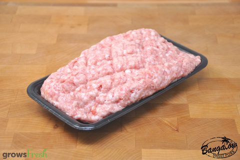 Bangalow Pork - Premium Pork Sausage Meat - Plain - Frozen - Australian