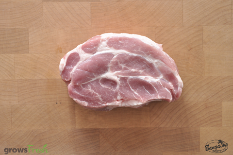 Bangalow Pork - Rib Eye - Steak - Rind Off - Fresh - Australian
