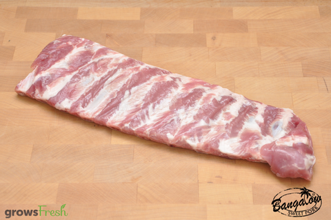 Bangalow Pork - USA Style Loin Back Ribs - Fresh - Australian