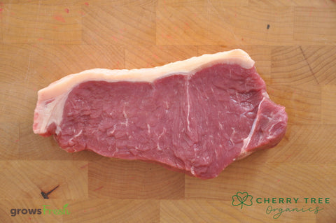 Cherry Tree - Organic Beef - Sirloin (Striploin) - Steak - Grass Fed - Australian