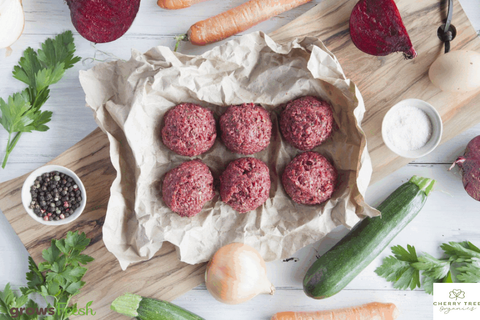 Cherry Tree - Organic Beef - Beetroot Burgers - Frozen - Australian