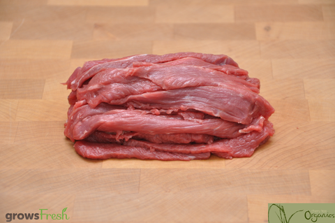 Cherry Tree - Organic Beef - Fresh Rump Strips - Grass Fed - Australian