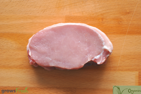 Cherry Tree - Organic Pork - Pork Loin Steak - Skin Off - Frozen - Australian