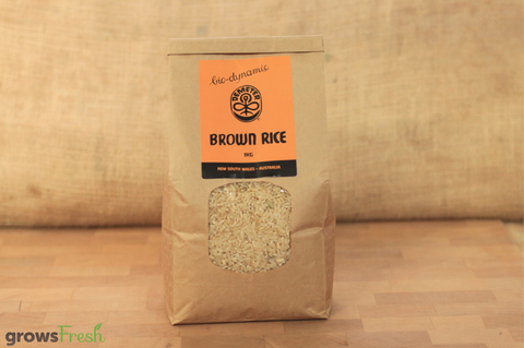 Biodynamic Organic - Brown Rice - 1kg - Australian
