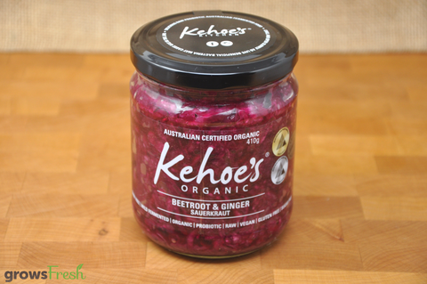 Kehoe's Kitchen - Organic Sauerkraut - Beetroot & Ginger - Australian