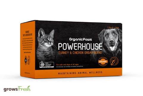 Organic Powerhouse - Turkey & Chicken Organ Blend - Frozen - Australian