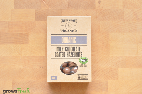 Organic Milk Chocolate Hazelnuts - Australian