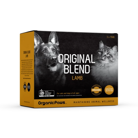 Organic Paws - Original Blend - Lamb - Frozen - Australian