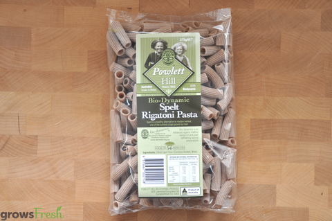 Biodynamic Organic Spelt Pasta - Rigatoni - 375g - Australian