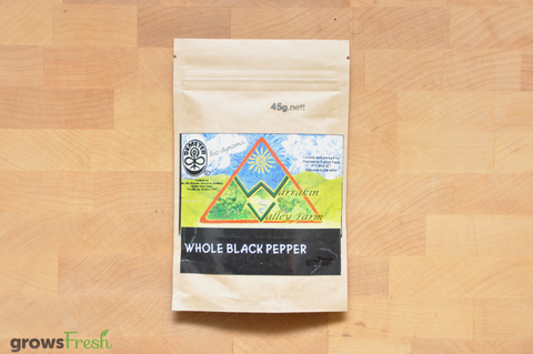 Organic Whole Black Pepper Corns - Australian