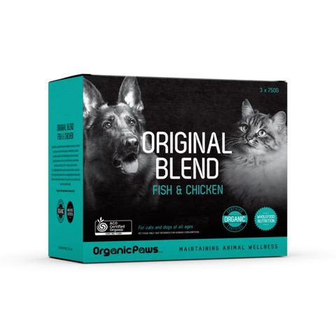 Organic Paws - Original Blend - Fish & Chicken - Frozen - Australian