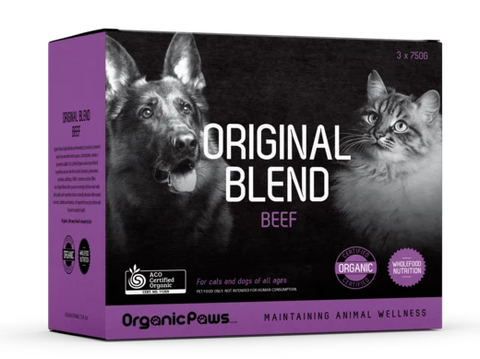 Organic Paws - Original Blend - Beef - Frozen - Australian