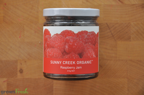 Organic Raspberry Jam - 310g - Australian – growsFresh