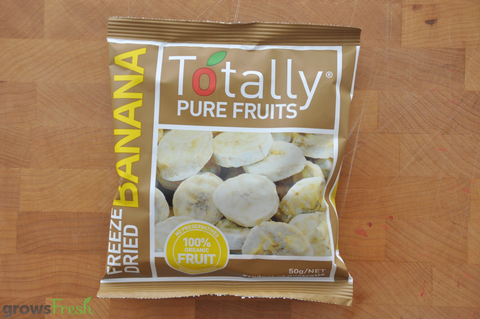 Organic Banana Medallions - Freeze Dried Snacks - Biodynamic Organic Certified - Australian