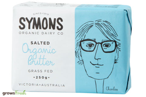 Symons Organic Dairy - Butter - Salted - Grass Fed - Australian