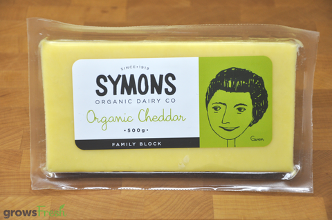 Symons Organic Dairy - Organic Cheddar Cheese - Grass Fed - Australian