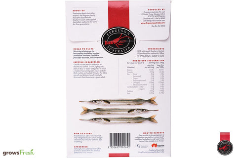 Ferguson Australia - Garfish - Wild - Fillets - Snap Frozen - Australian