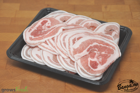 Bangalow Pork - Pork Belly - Hot Pot Thin Slices (Shabu Shabu) - Frozen - Australian