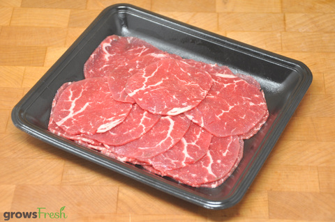 growsFresh - 牛肉 - 里脊肉（眼柳） - 生牛肉片/火鍋薄片（涮涮鍋） - 草飼 - 冷凍 - 澳大利亞