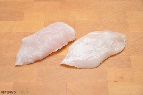 growsFresh - Chicken - Organic Free Range - Breast - Kid Steaks - New Zealand