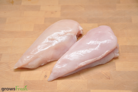 growsFresh - 雞肉 - 有機散養 - 雞胸肉 - 去皮 - 冷凍 - 新西蘭