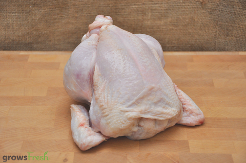 growsFresh - Chicken - Organic Free Range - Whole Chicken - Fresh - New Zealand