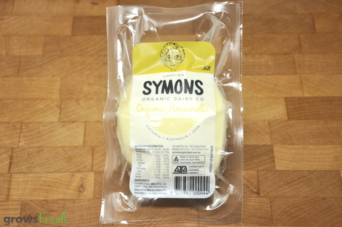 Symons Organic Dairy - Organic Mozzarella Cheese - Grass Fed - Australian