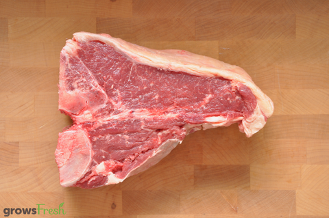 growsFresh - Beef - T-Bone - Steak - Grass Fed - Australian - Frozen